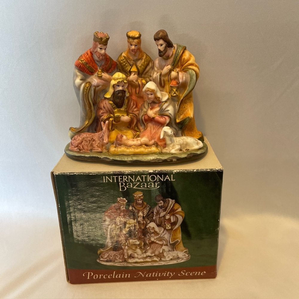International Bazaar Porcelain Nativity Scene 1 PC Figure